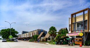 Cluster Samata Harapan Indah, perumahan modern dengan taman hijau, fasilitas lengkap, lokasi strategis.