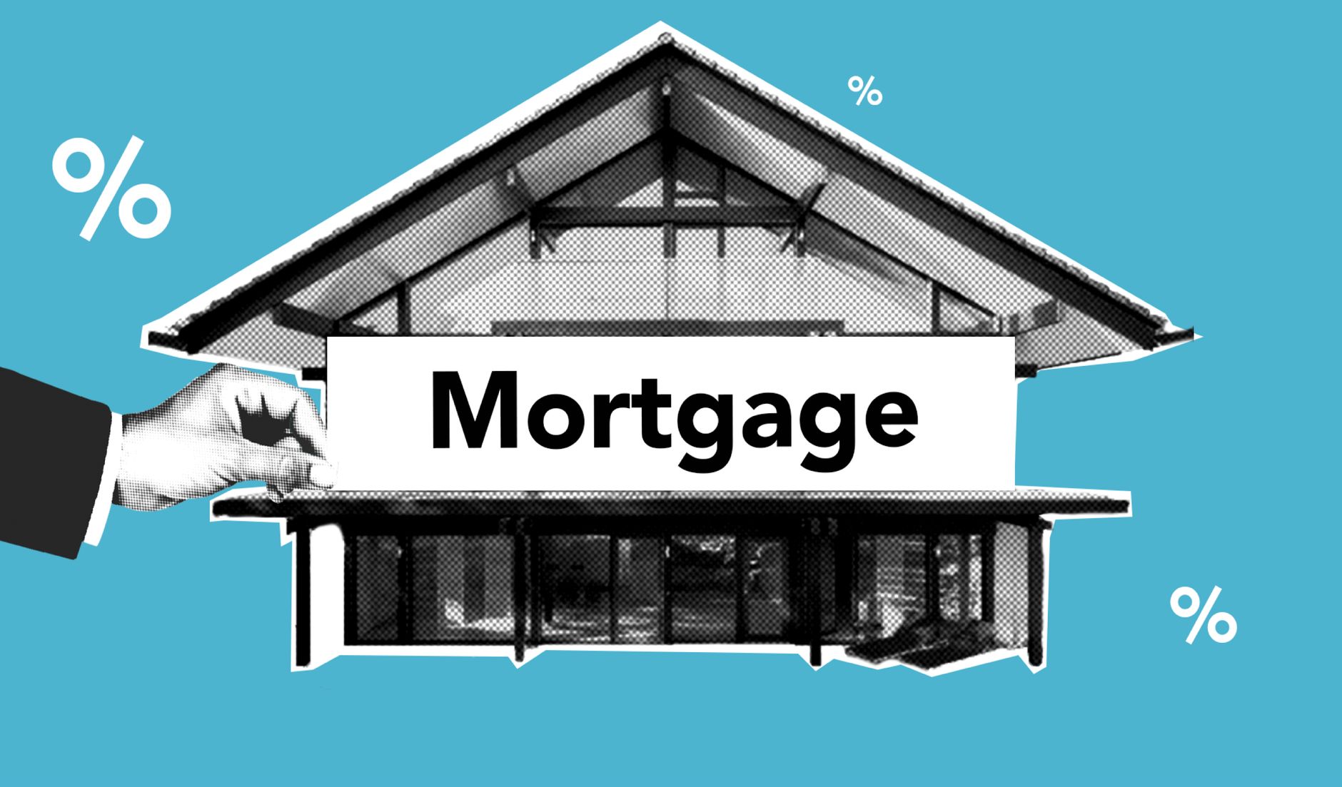Gambar lelang rumah BTN menampilkan properti modern dengan tanda pengumuman lelang dan logo BTN di latar belakang.