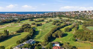 Pemandangan lapangan golf Cimanggis Golf Estate dengan harga properti terbaru.