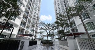 Exterior view of Green Kuantan Residence, modern eco-friendly apartments with landscaped gardens in Kuantan